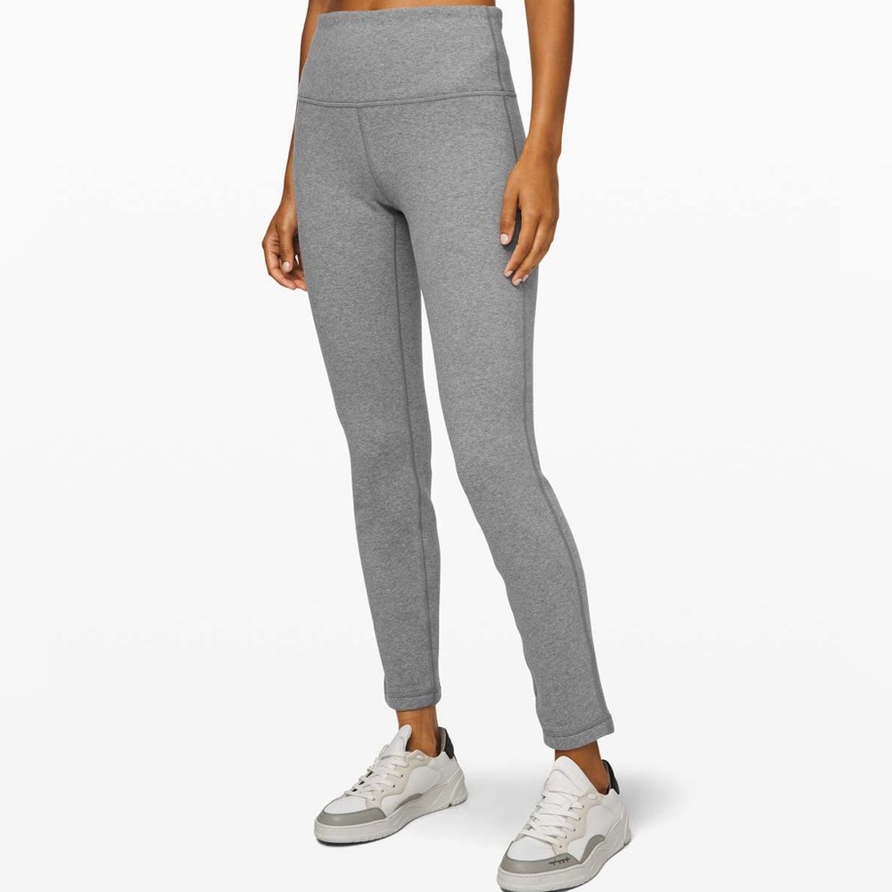 Lululemon Wunder Lounge Pants in Heathered Core Medium Grey